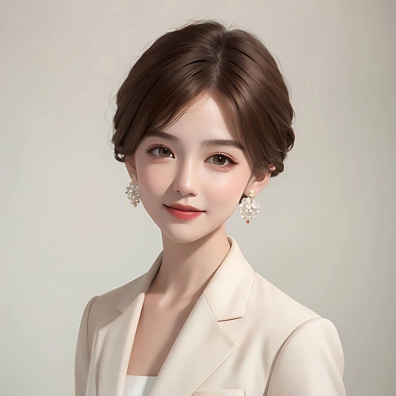 职业头像|女生头像|西服女头