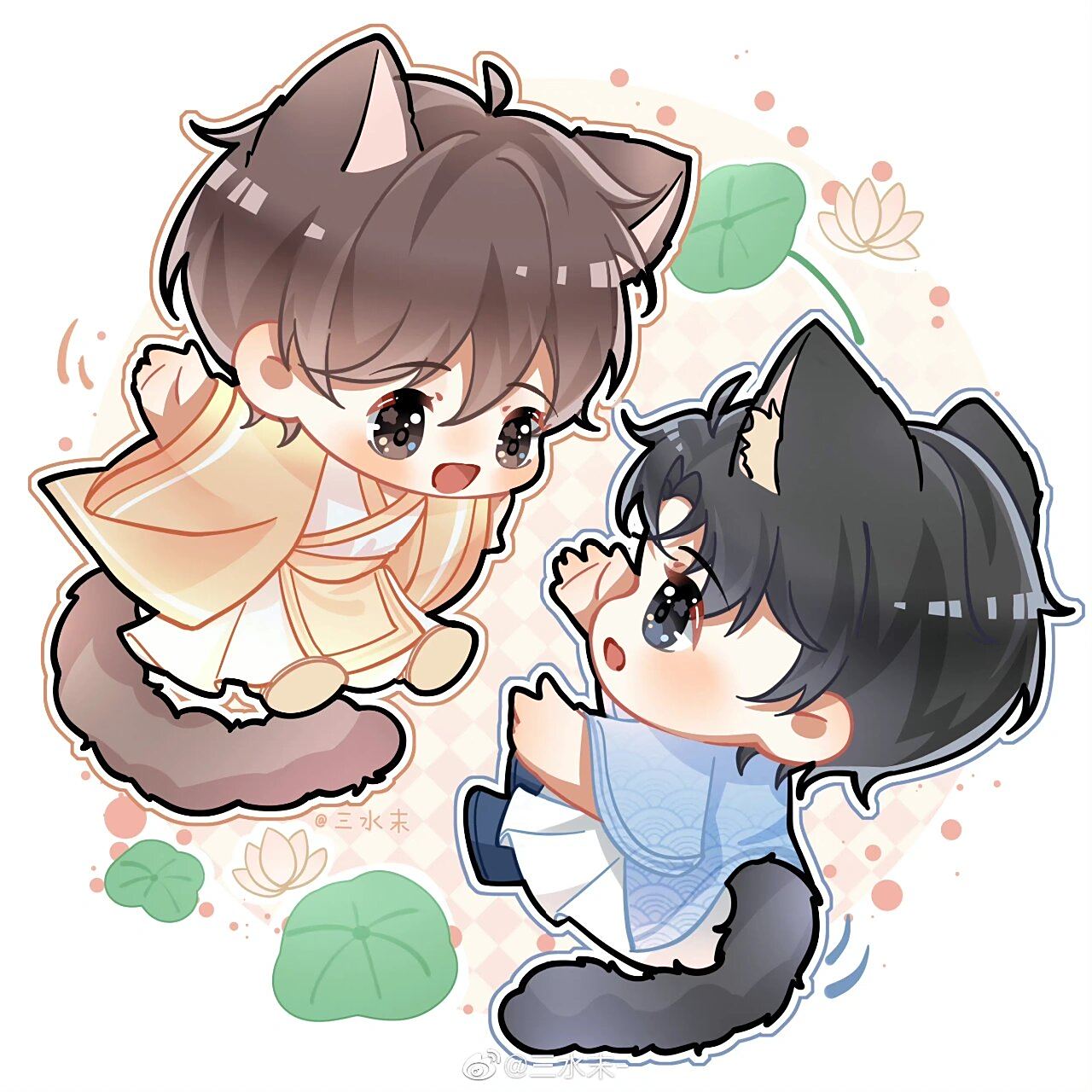 某某:q版江添和盛望,太可爱了吧07 图源来自vb画师:   三水末