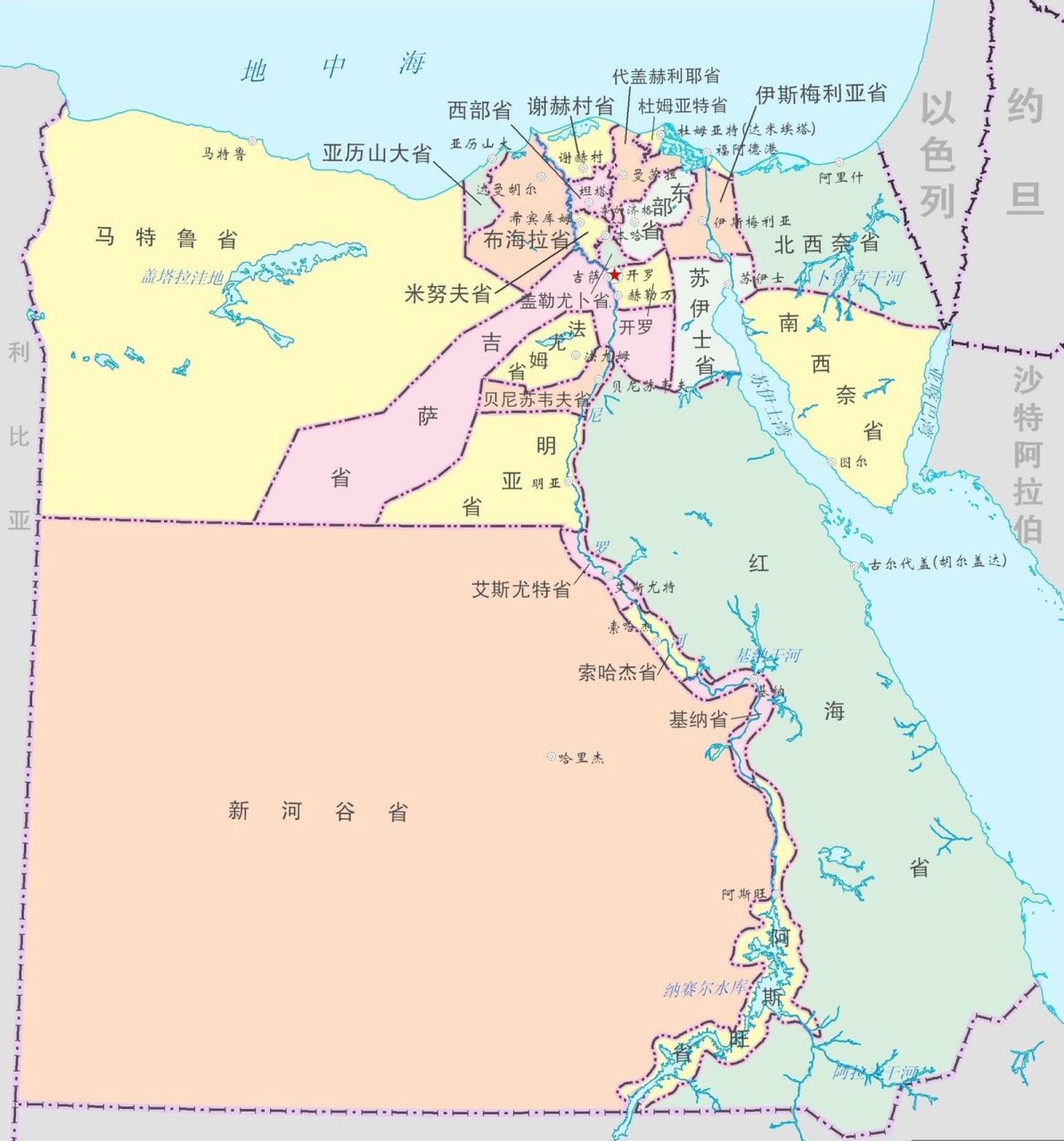 地理知识-埃及 1.