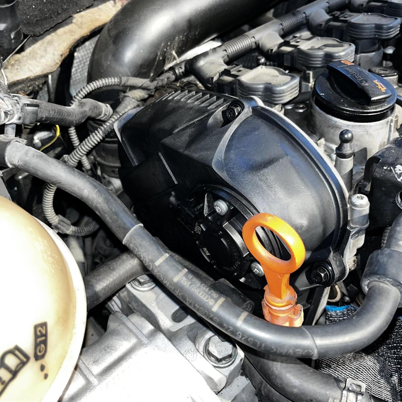 ea888发动机处理漏油.