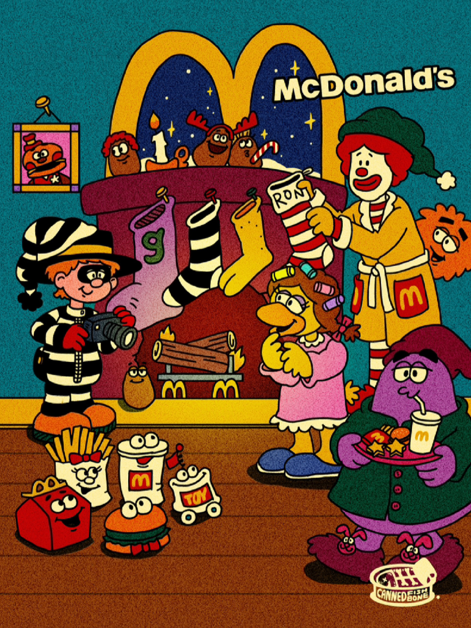 麦叔叔9293和他的小伙伴们|今日壁纸 麦当劳四小福大家还记得吗?