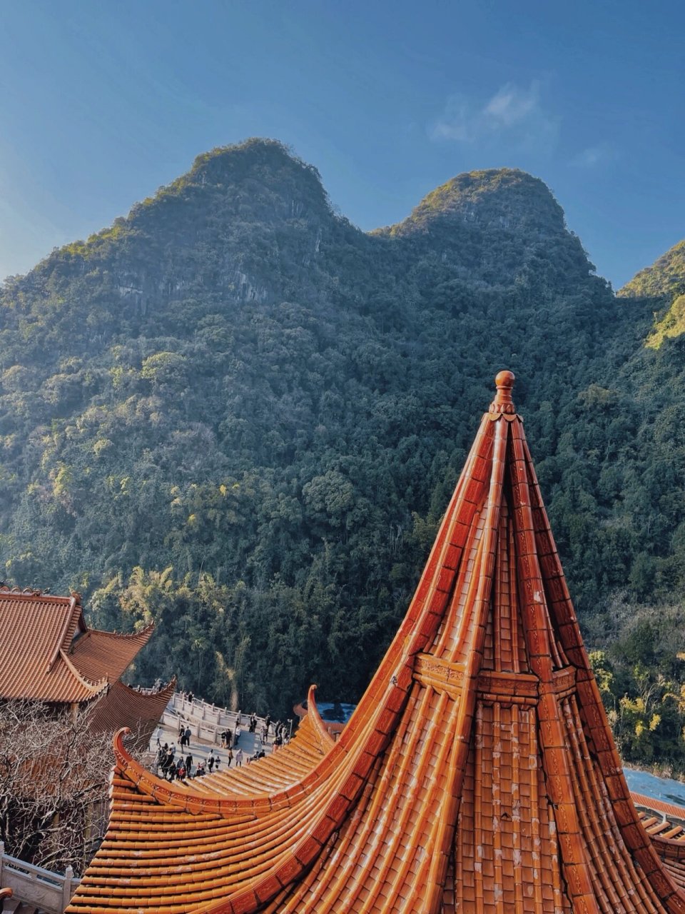 中国弄拉 |壬寅新年,普陀寺祈福 年初三和家人来弄拉普陀寺祈福05