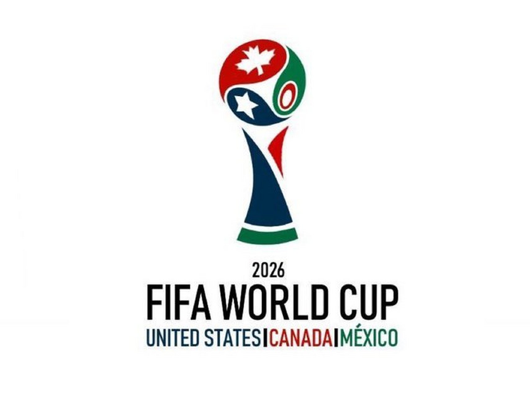 fifa发布了2026年世界杯的logo,可能是一种新的设计理念,我还没能参透