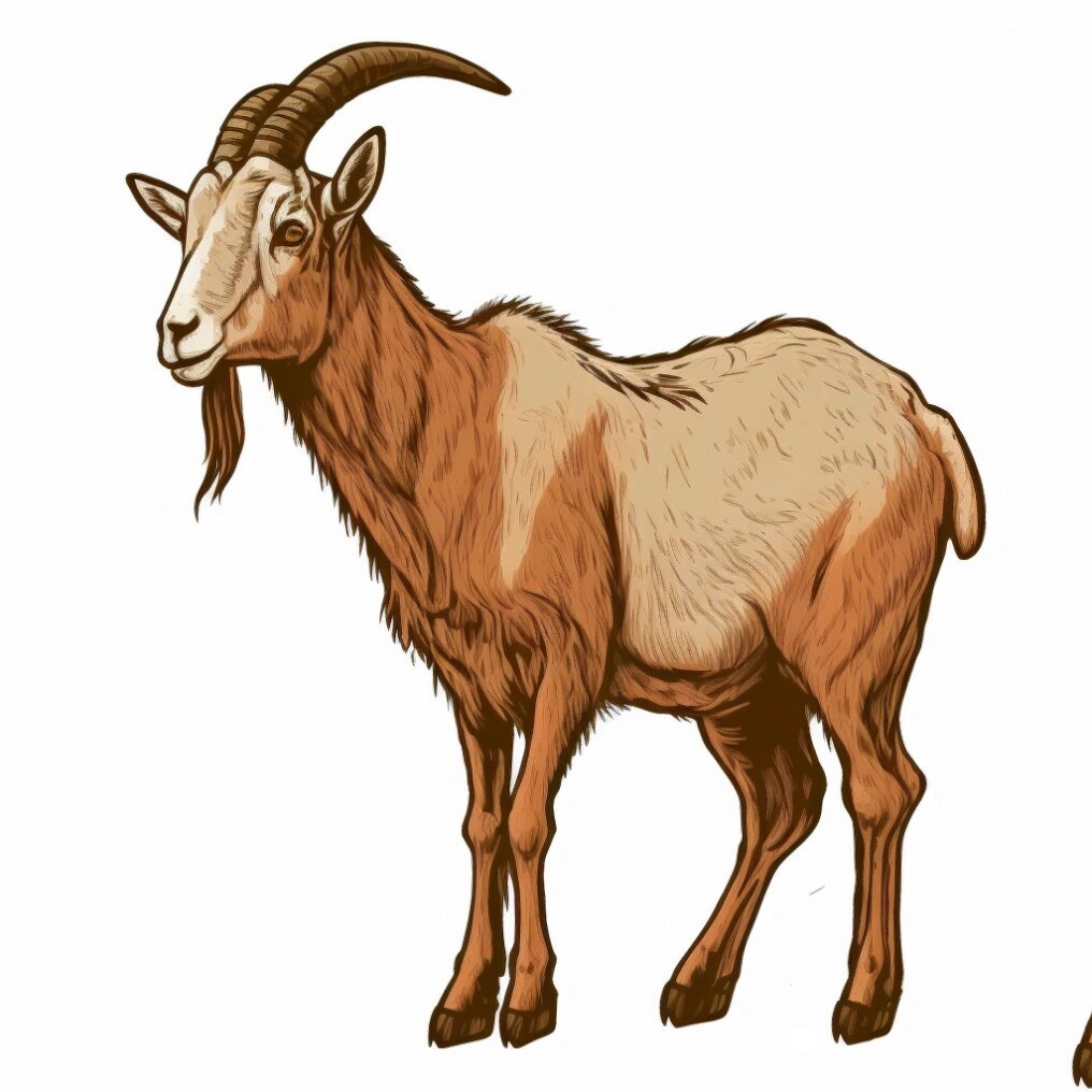 【ai简笔画】山羊
