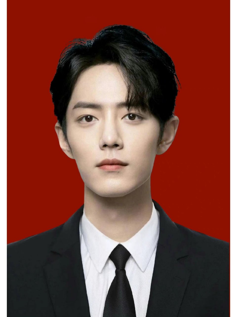 亚洲顶级帅哥证件照,红底9图最后一张彩蛋