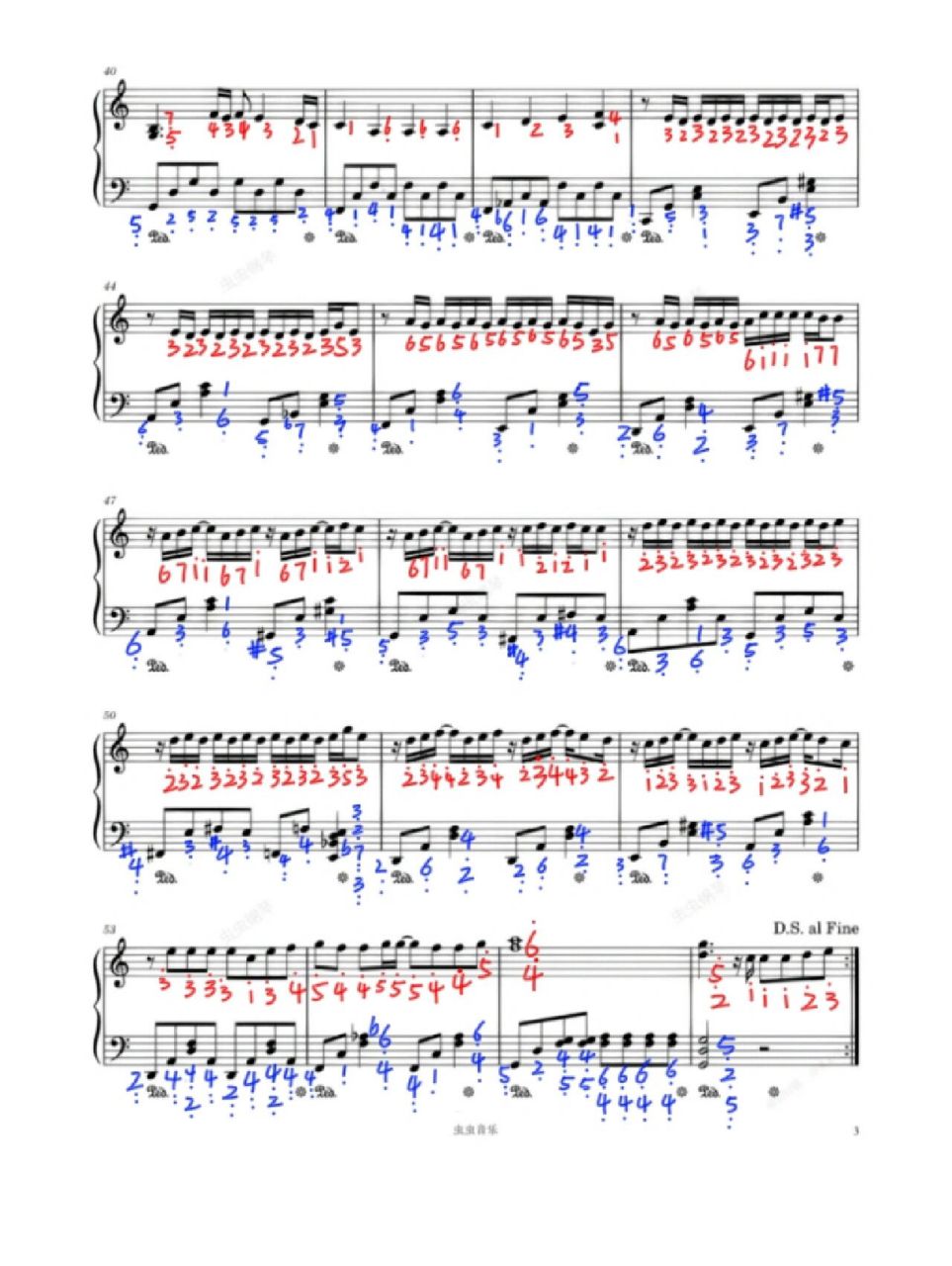 《是妈妈是女儿》钢琴五线谱标简谱版 92 高音简谱 93低音简谱 每