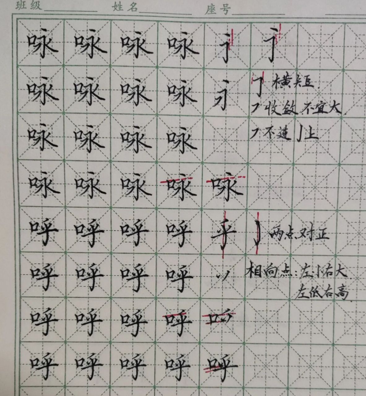 口字旁的字