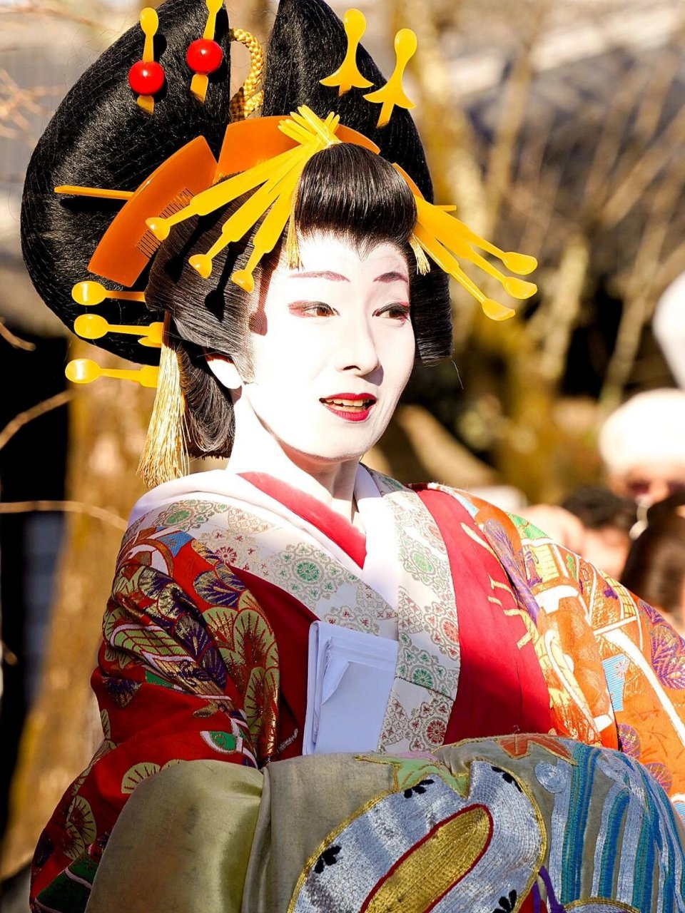 日本花魁服饰图案图片