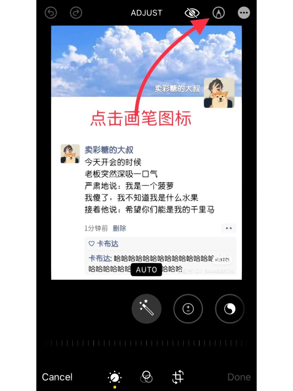 如何使用ios照片编辑功能打马赛克(一) (实例图片来自于网络) 在网上