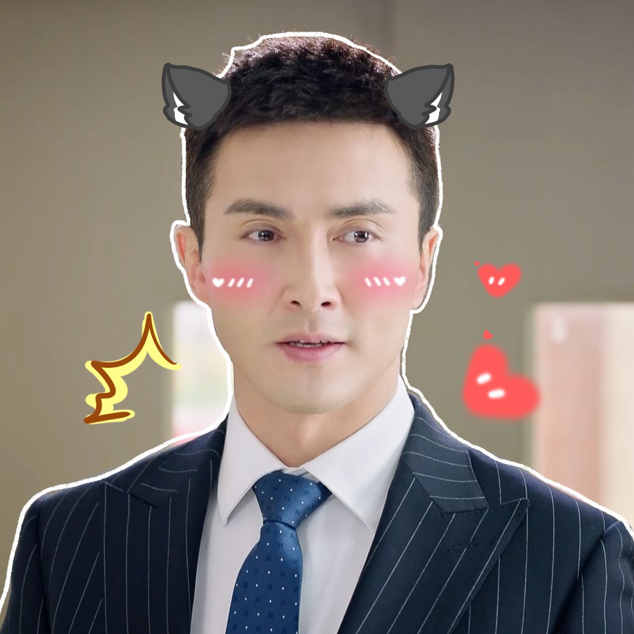 【繁华茶歇】#繁华似锦# 送上一组狼兔萌化表情包,速来前排签收呀!