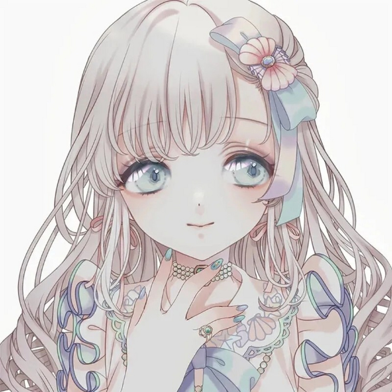 动漫卡通可爱少女头像 这世界上最不缺的就是随处可见的漂亮妞,随处