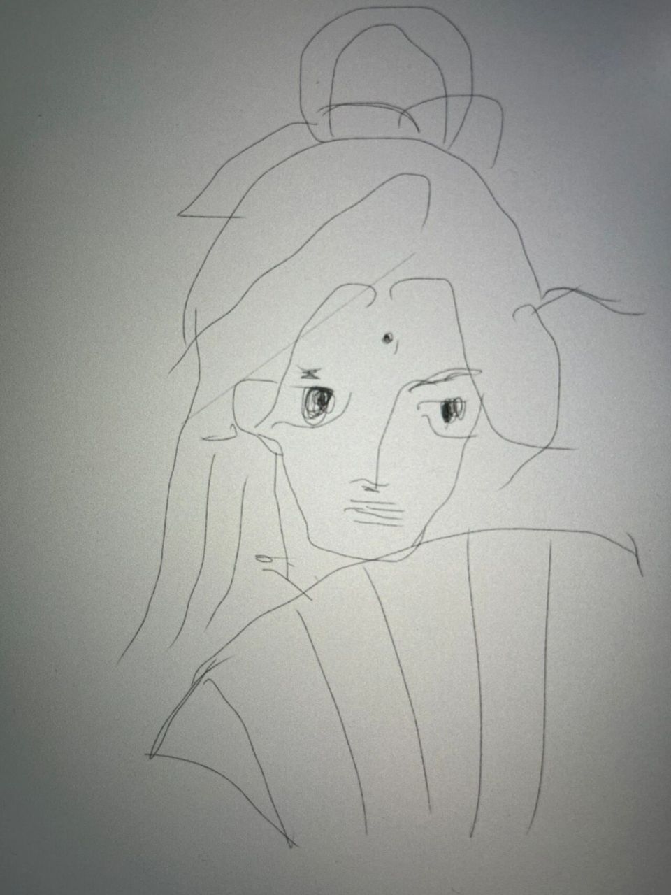 临摹|风师娘娘貌美如花 今天也是努力画画的一天 我该如何引起你的