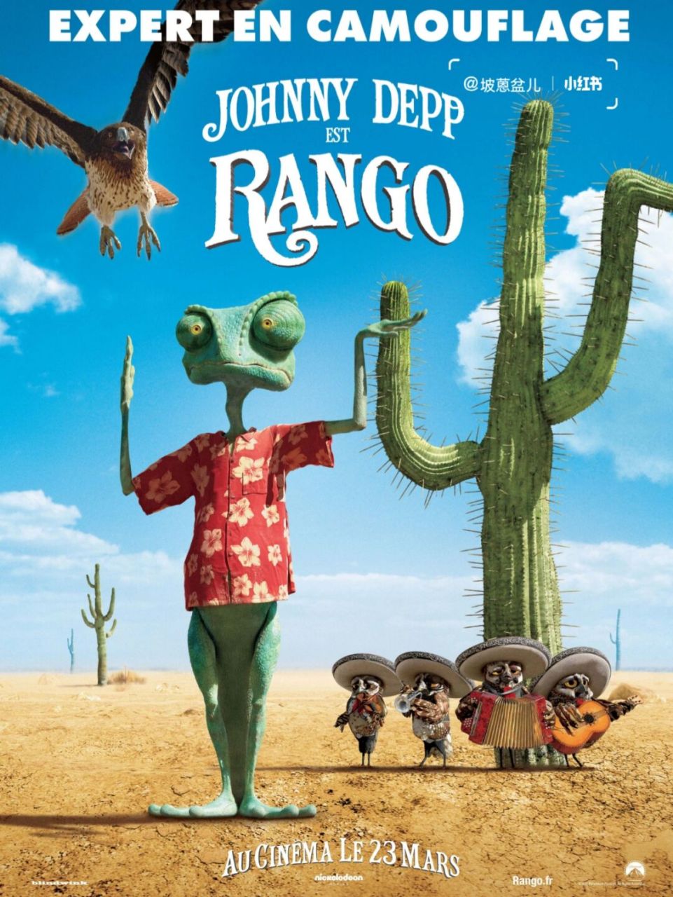 电影名称:《兰戈》90《rango》 豆瓣评分:8.