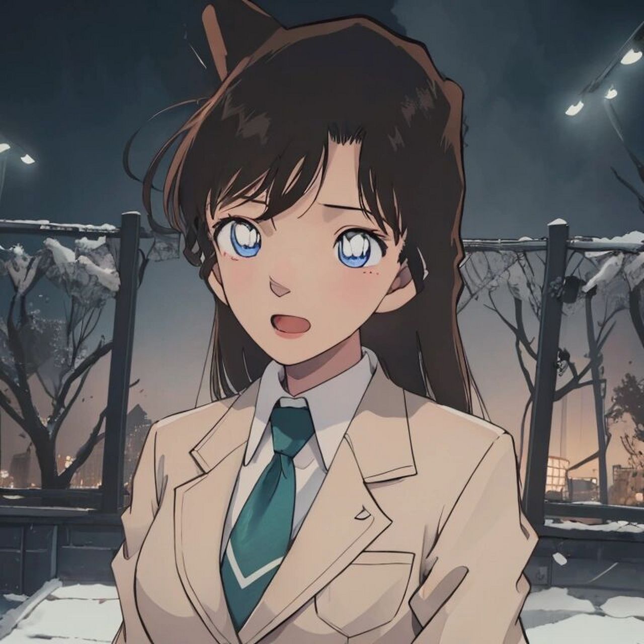 毛利兰头像重绘 #毛利兰# #名侦探柯南# #新兰# #stablediffusion