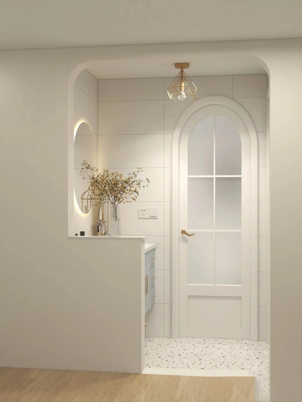 如题,想问问用过的小伙伴们,卫生间半墙真的有必要吗?