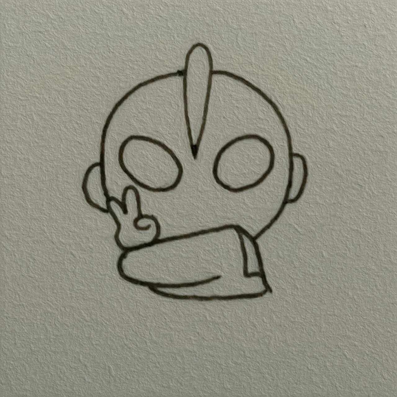 教你画可爱奥特曼! biu