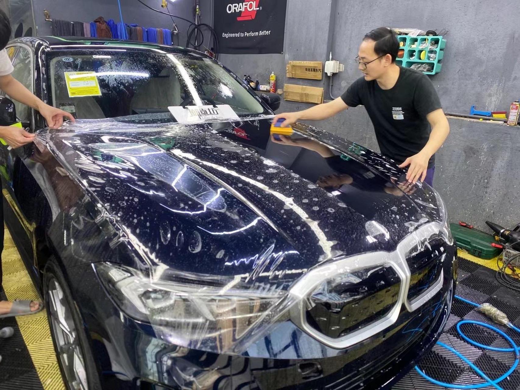 宝马3系施工量子膜l系列隐形车衣全国统一零售价6980.