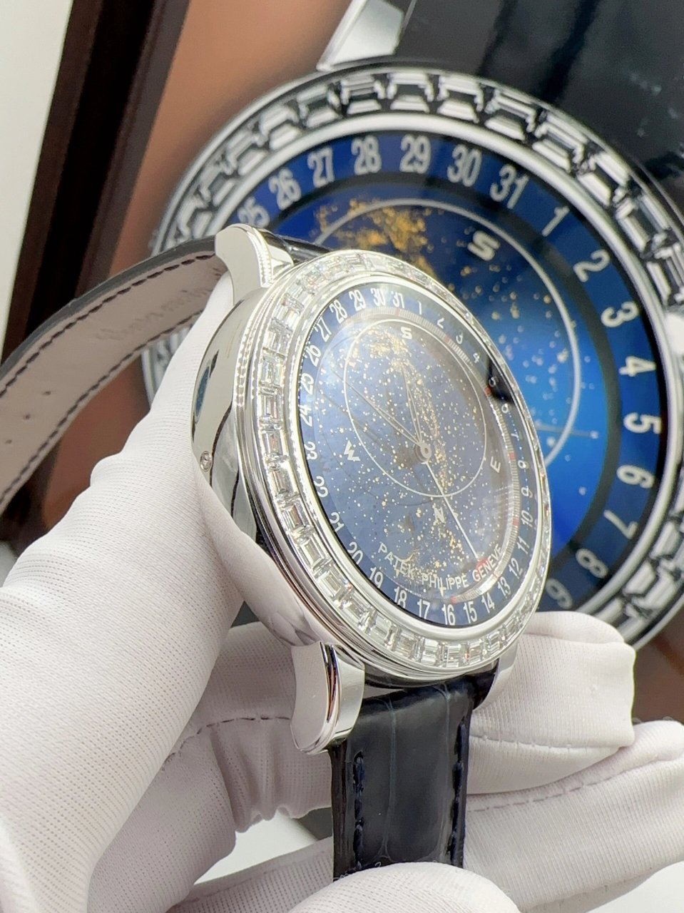 百达翡丽6104g,宇宙星空,满天繁星 百达翡丽星空6104g,奢华与精致的