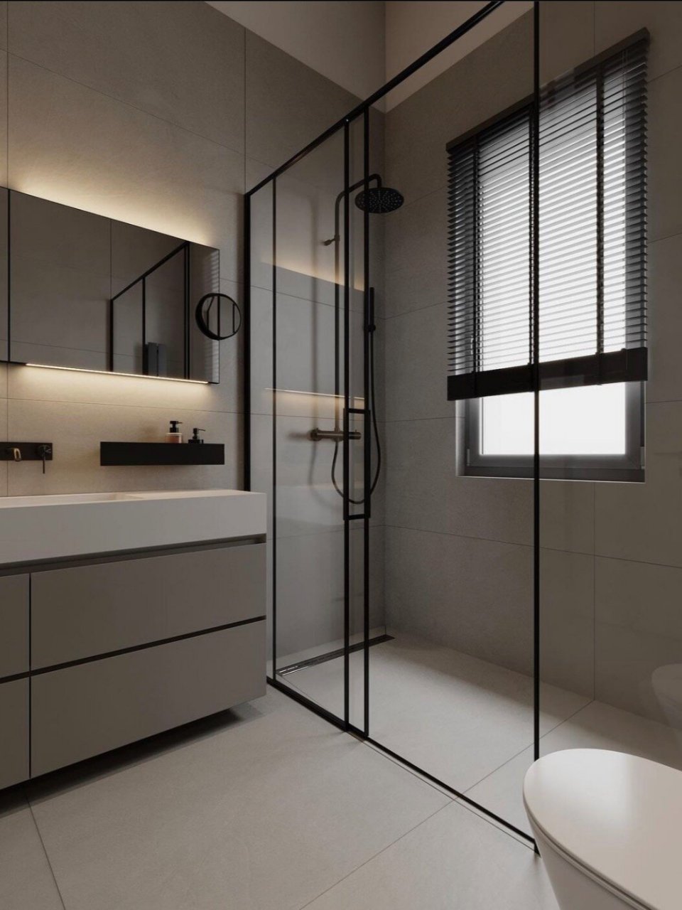 现代简约卫生间设计,让你的小空间变大气派 卫生间设计以简约为主