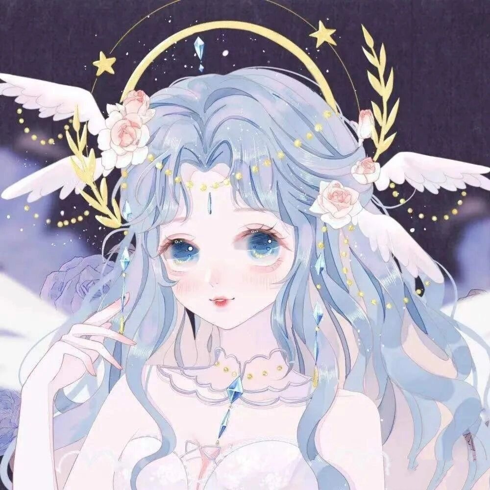 水瓶座专属头像(动漫女孩