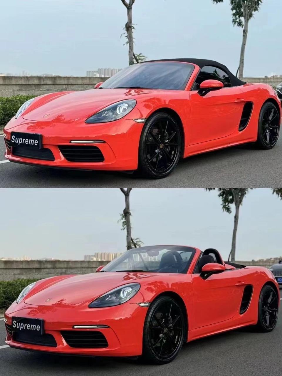 仅售三十几万,19年6月保时捷71802boxster,原版原漆,实表6万公里
