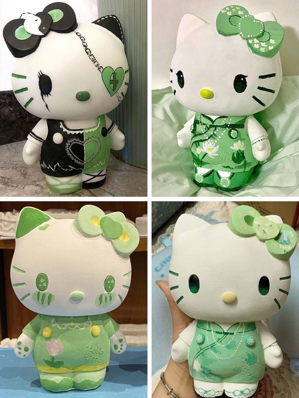 超全kt猫石膏娃娃合集 收藏起来慢慢画!是时候展现真正的技术了