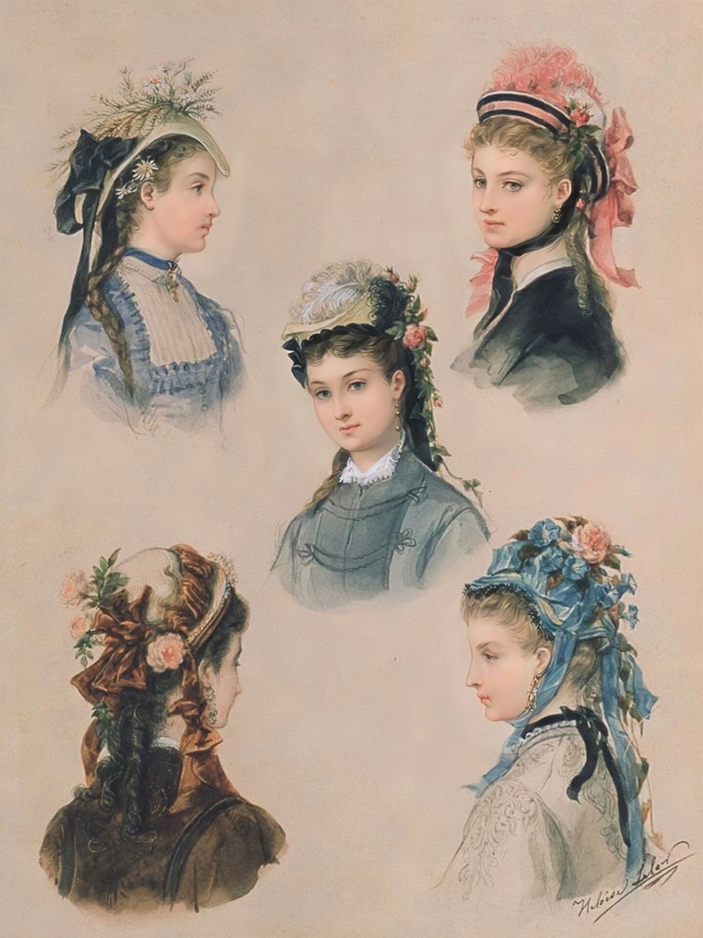 no.171|1870s 欧洲贵族女子妆造|极致甜美