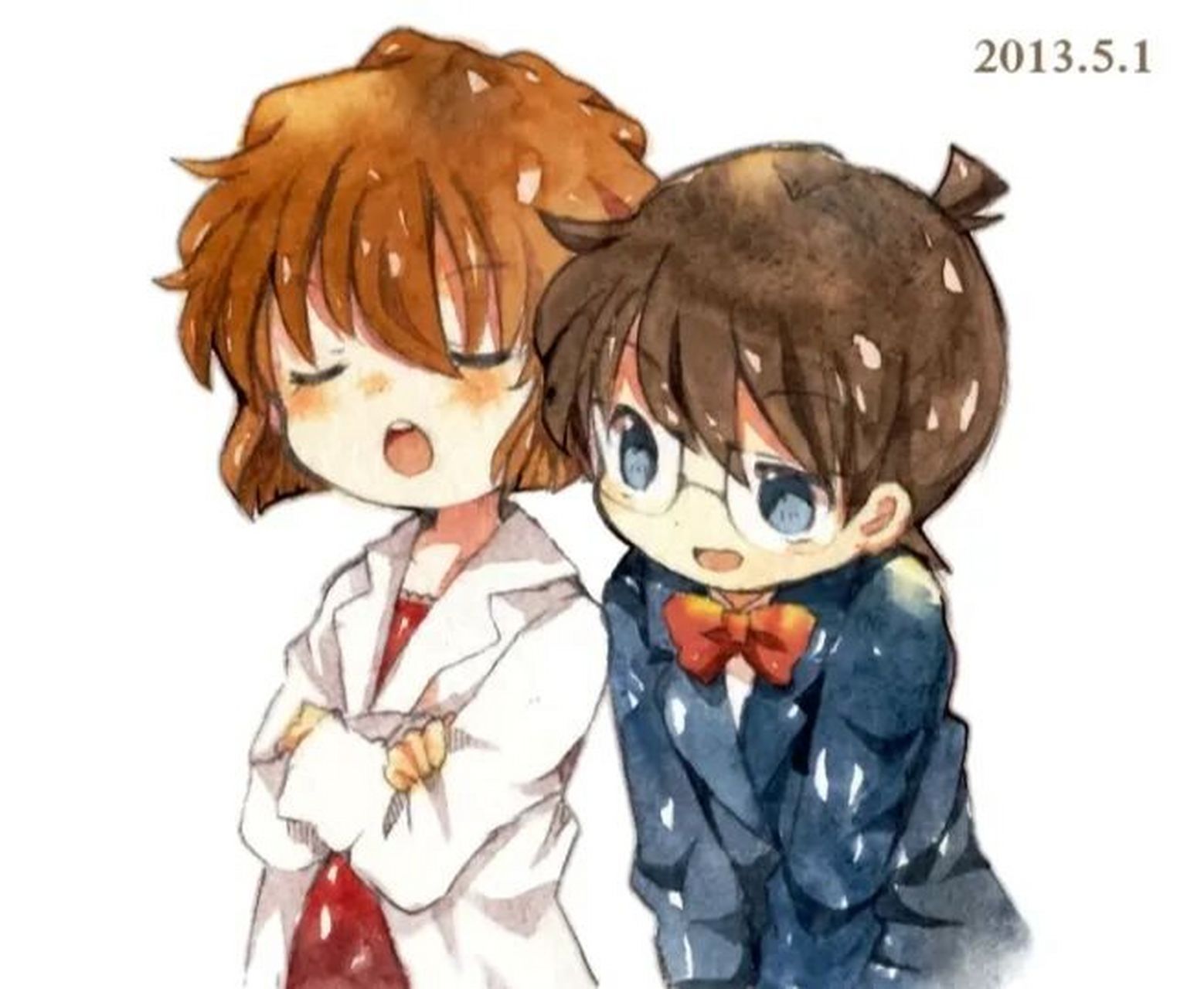 小哀的精美头像壁纸来了,拿图赞(有柯哀头像)留一个问题:宫野志保发明