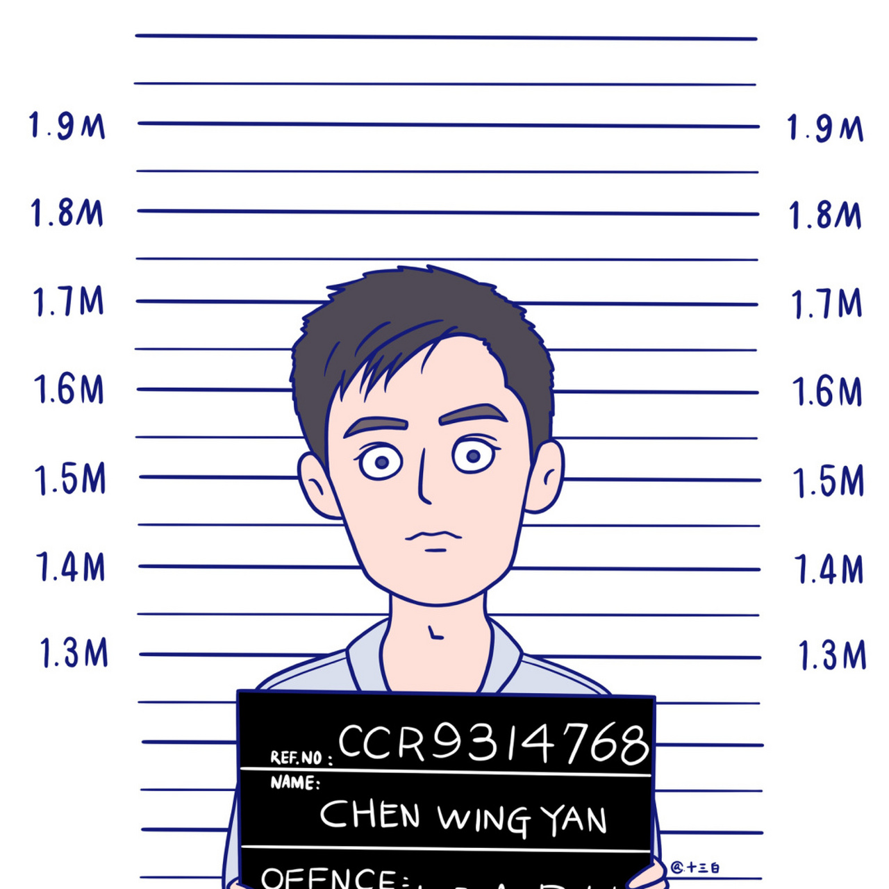 经典电影《无间道》角色人物漫画 插画 手绘头像 #我是原创插画师