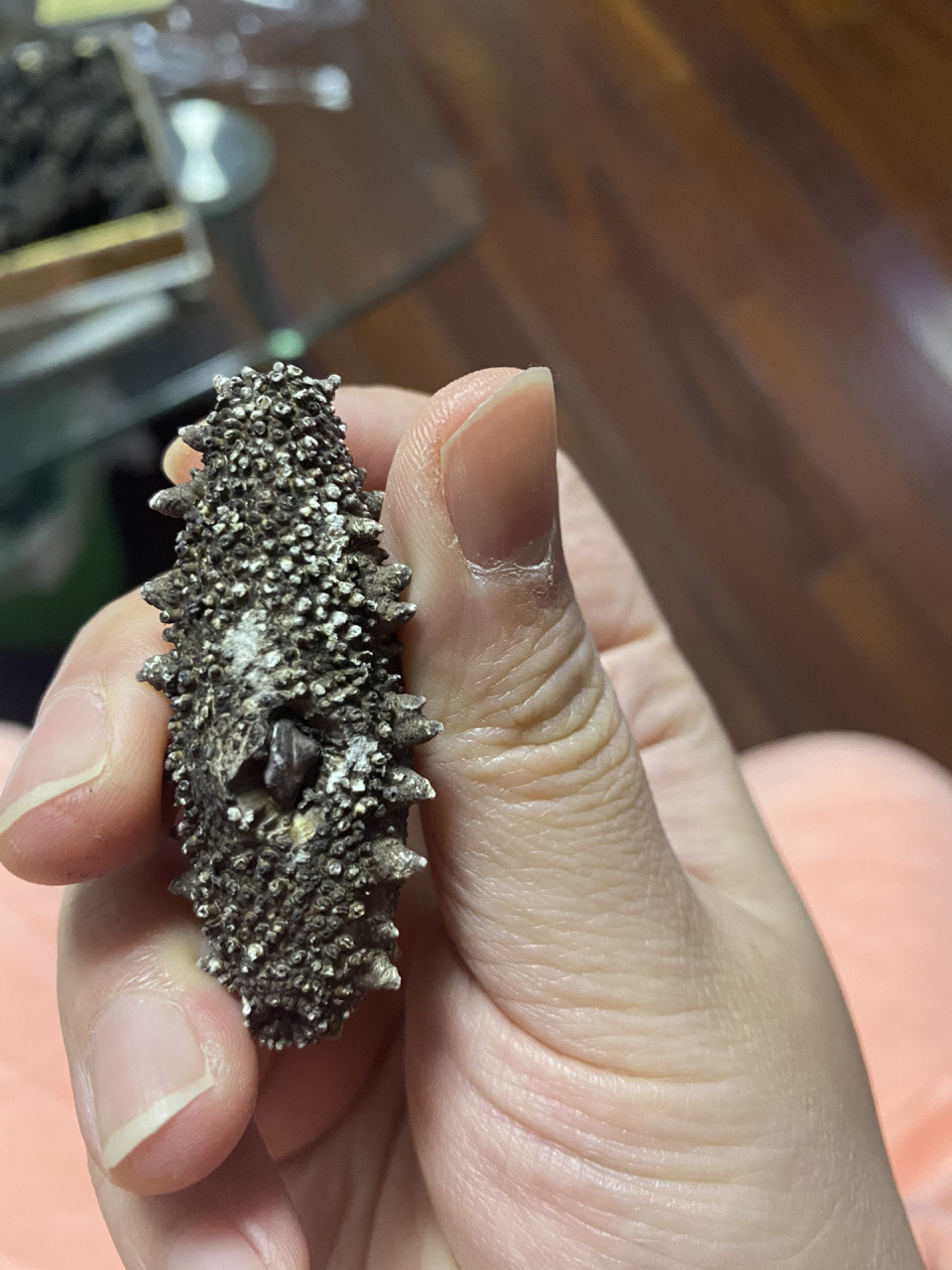 海参 请大家帮忙鉴定下这海参是不是发霉了