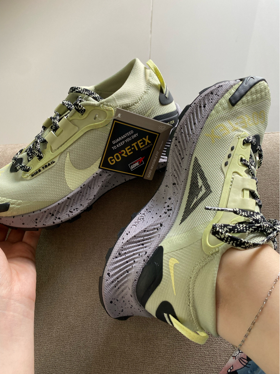 防水nike pegasus trail 3 gore-tex 4月12下单 4月17就到家门口 这