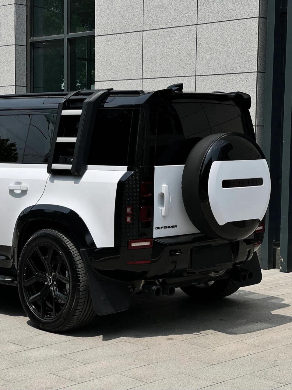 路虎卫士110-熊猫配色 黑白双拼改色