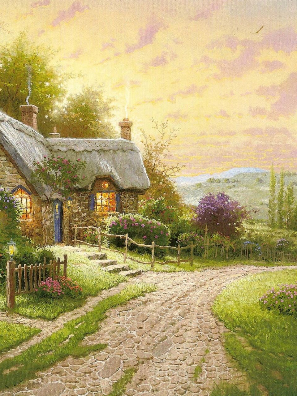 托马斯风景油画高清大图1 素材分享第五弹 长按保存图片～图片清晰度