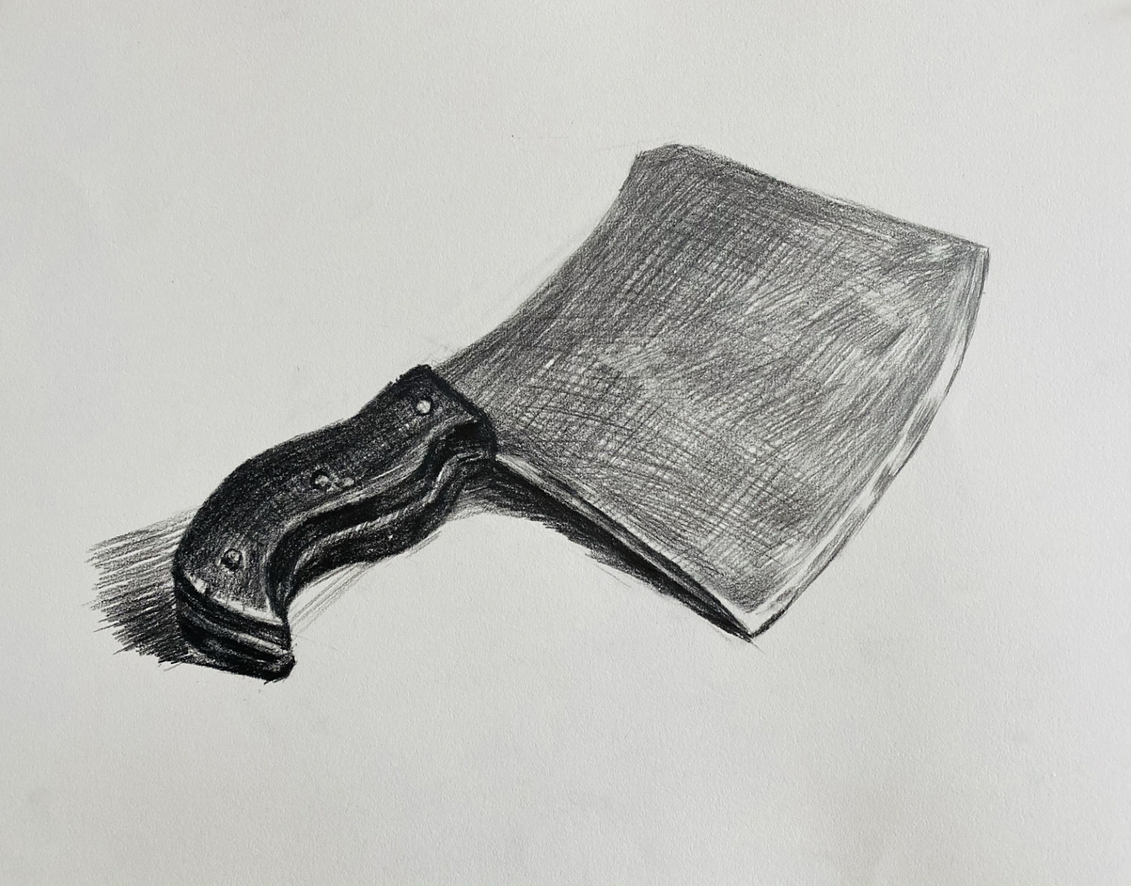 素描练习—菜刀 静物练习