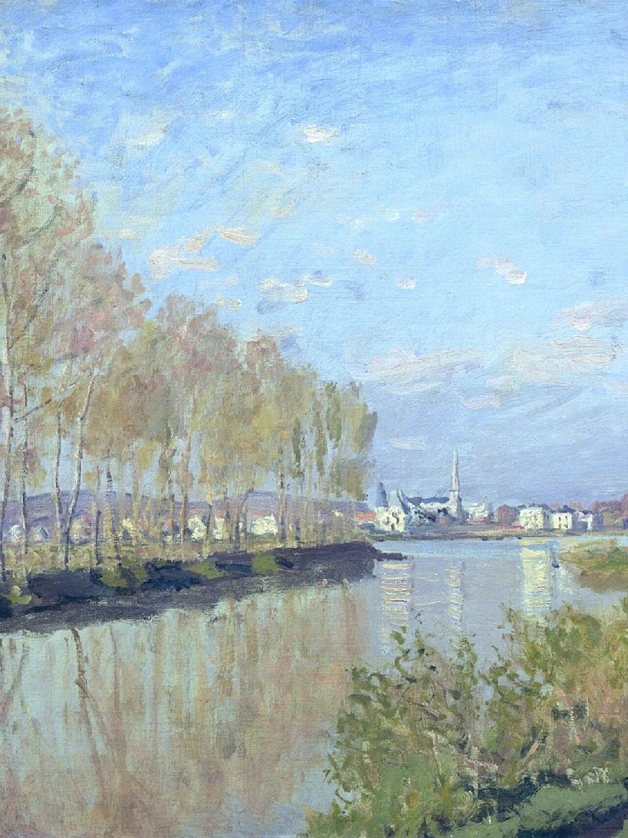 字:《阿让特伊的塞纳河》 👤作       者:克洛德·莫奈 ⏰