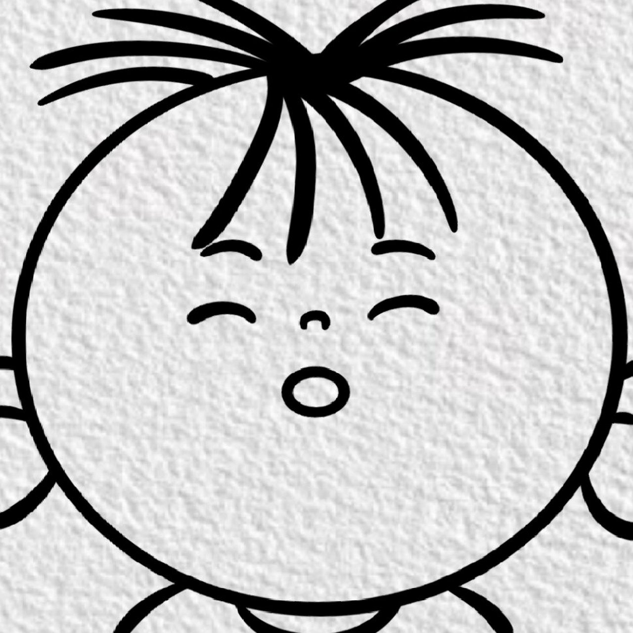 简笔画【大耳朵图图】(附过程) 👂 👂 👂 【喜欢一个人就要执着