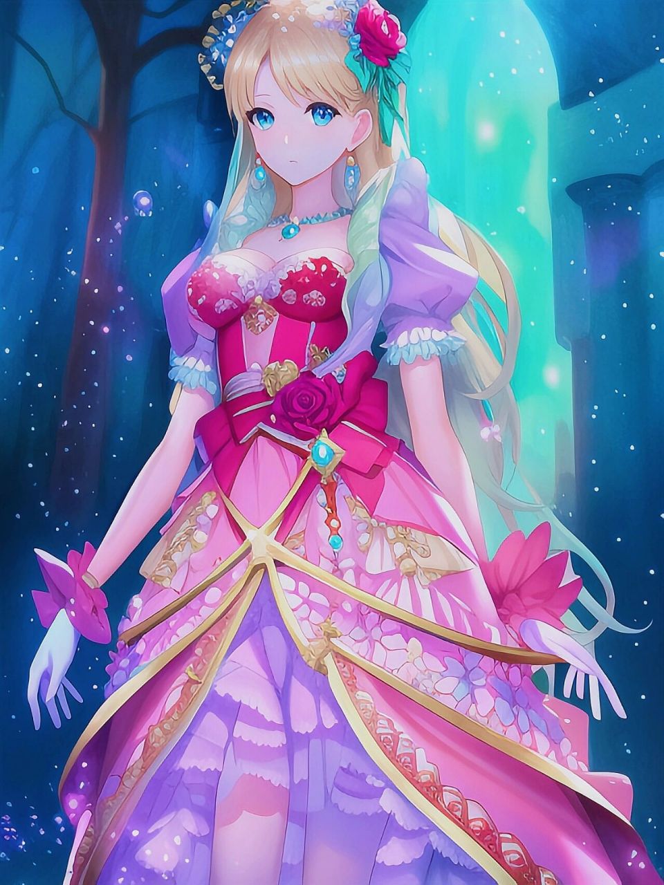 ai画的灵公主冰公主时希