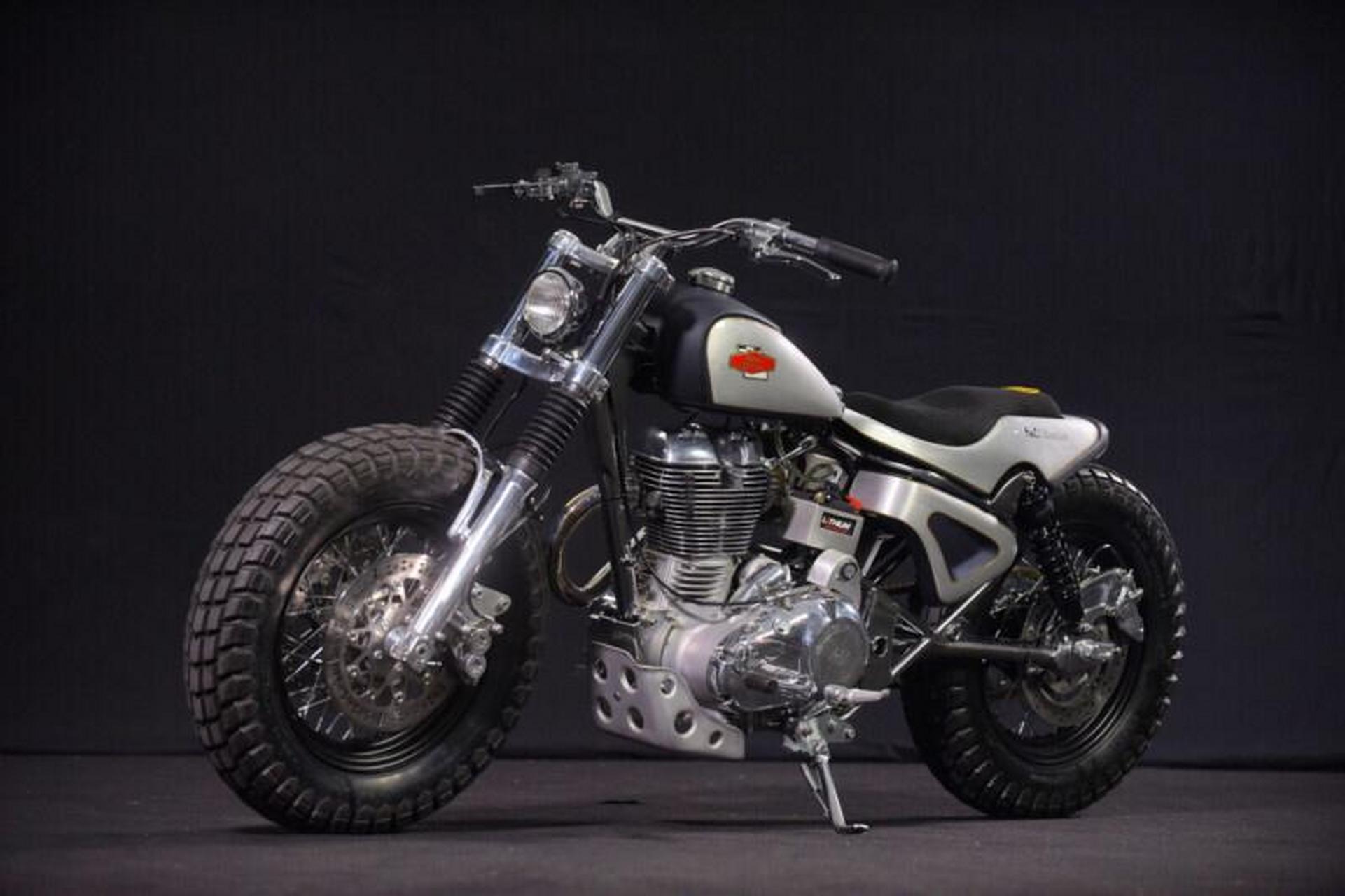 royal enfield bullet 500 bobber  复古机车机车改装摩托车