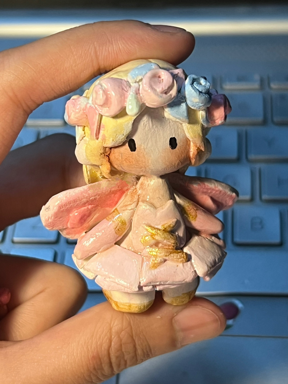 石塑粘土之爱心丘比特 灵感来源于机智张!客单分享