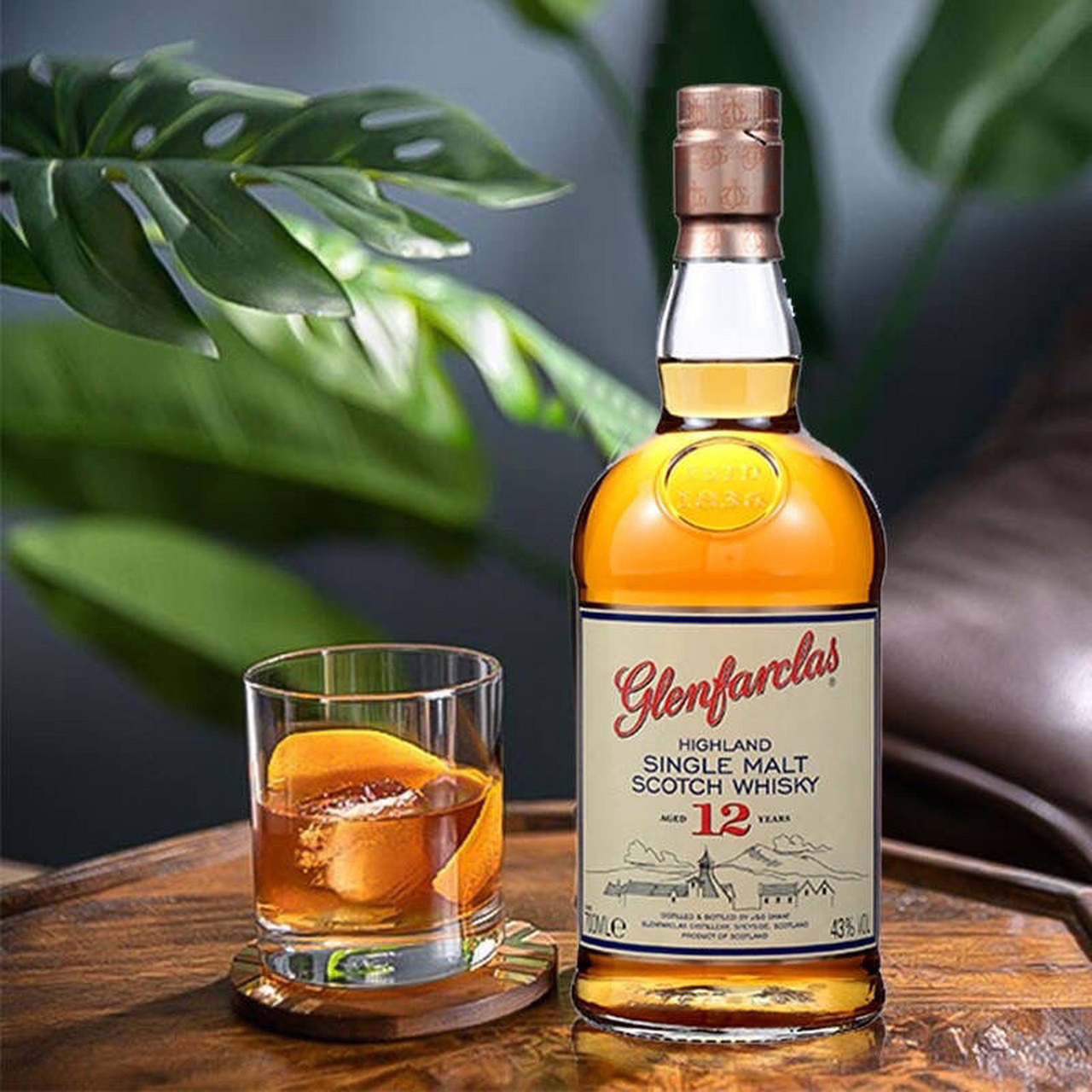 格兰花格 12年 单一麦芽威士忌 glenfarclas 12 year old speyside
