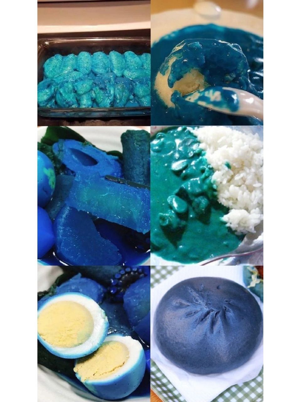 蓝色食物大全30种图片