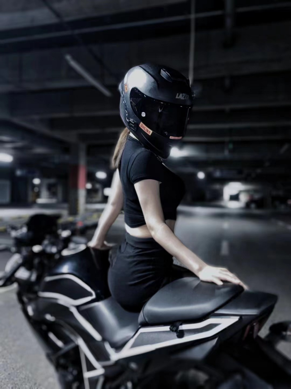 模特摄影##摩托车