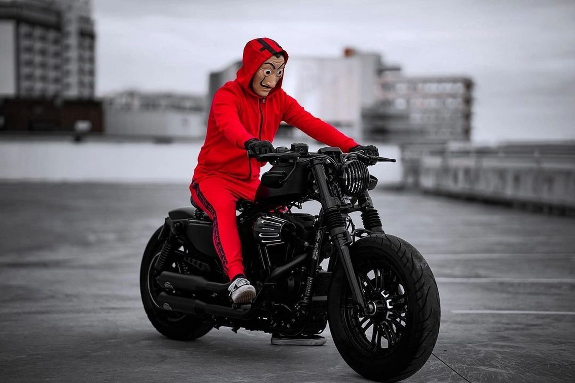 哈雷x48 | darth vader/jp bobber style 机车 摩托车 哈雷x48 哈雷