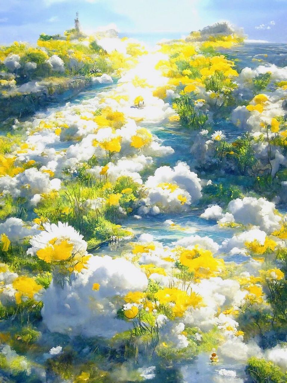 油画系列:小雏菊98&花语 95赏花要懂花语,花语构成花卉文化的核心