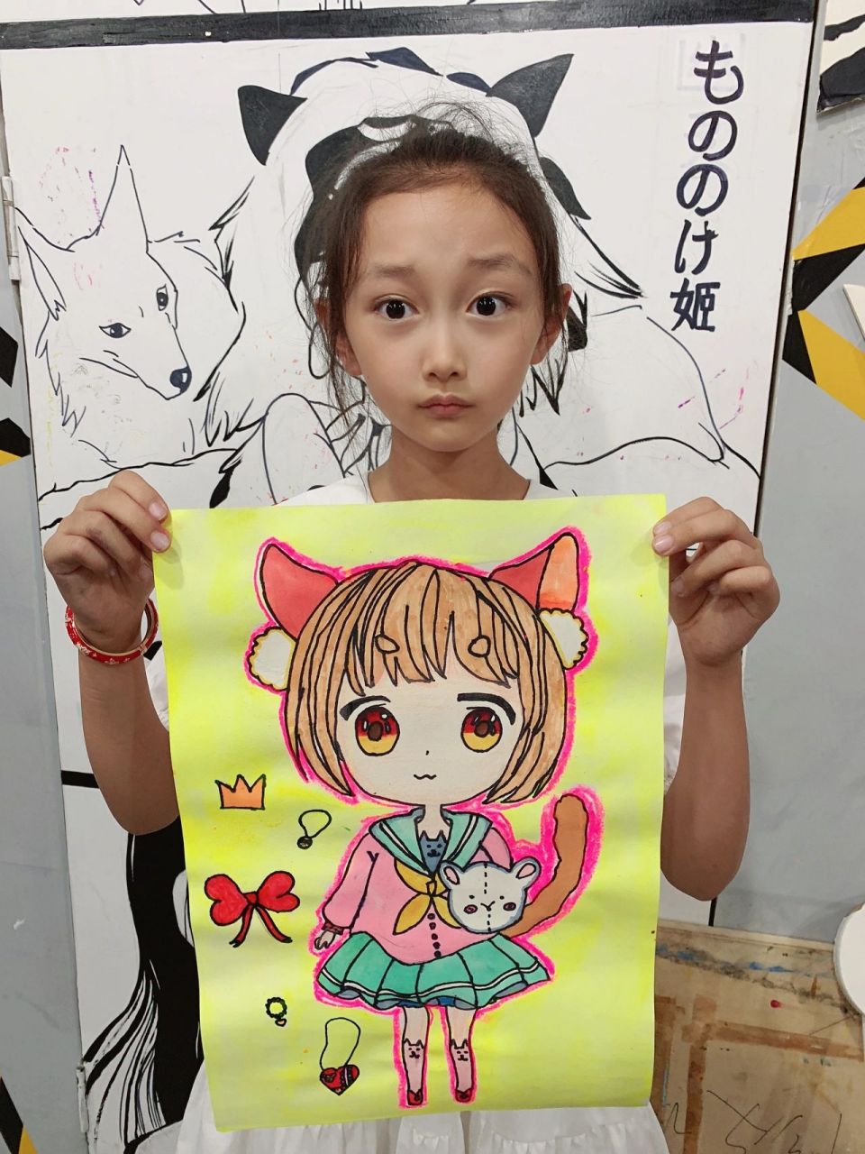 1-2年级孩子的动漫人物 主要是q版人物的联系,一暑假的坚持终于有成果