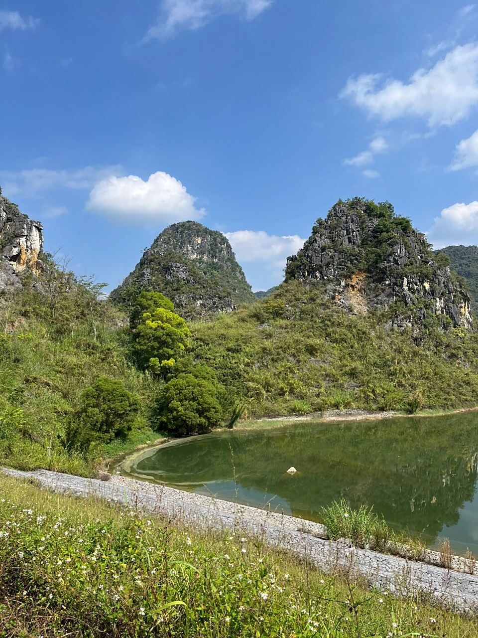 渠洋湖 百色靖西风景绝美的小众景点 渠洋湖景区,还未被开发的小众