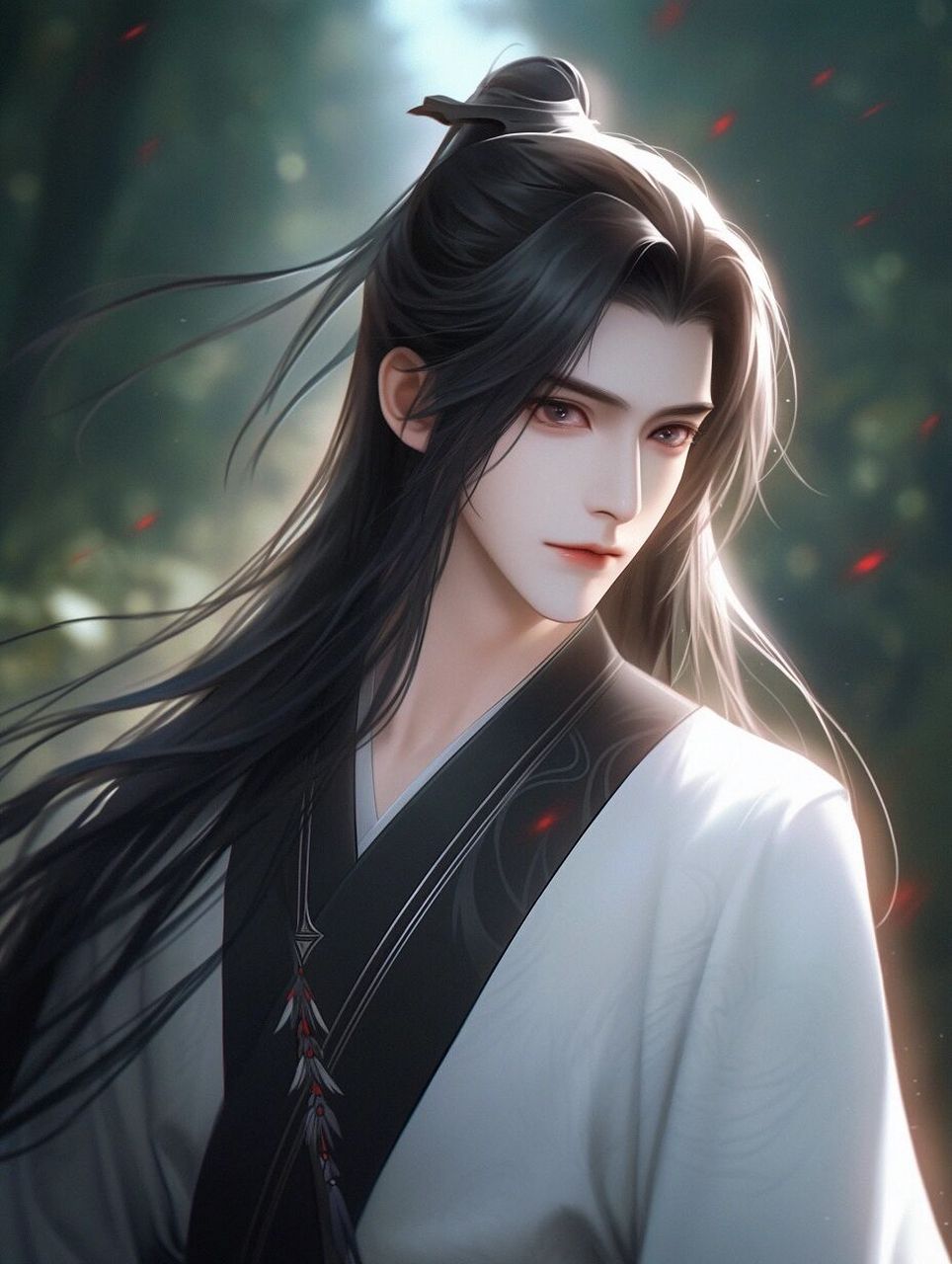 古风青衣美男子·男头·古风头像