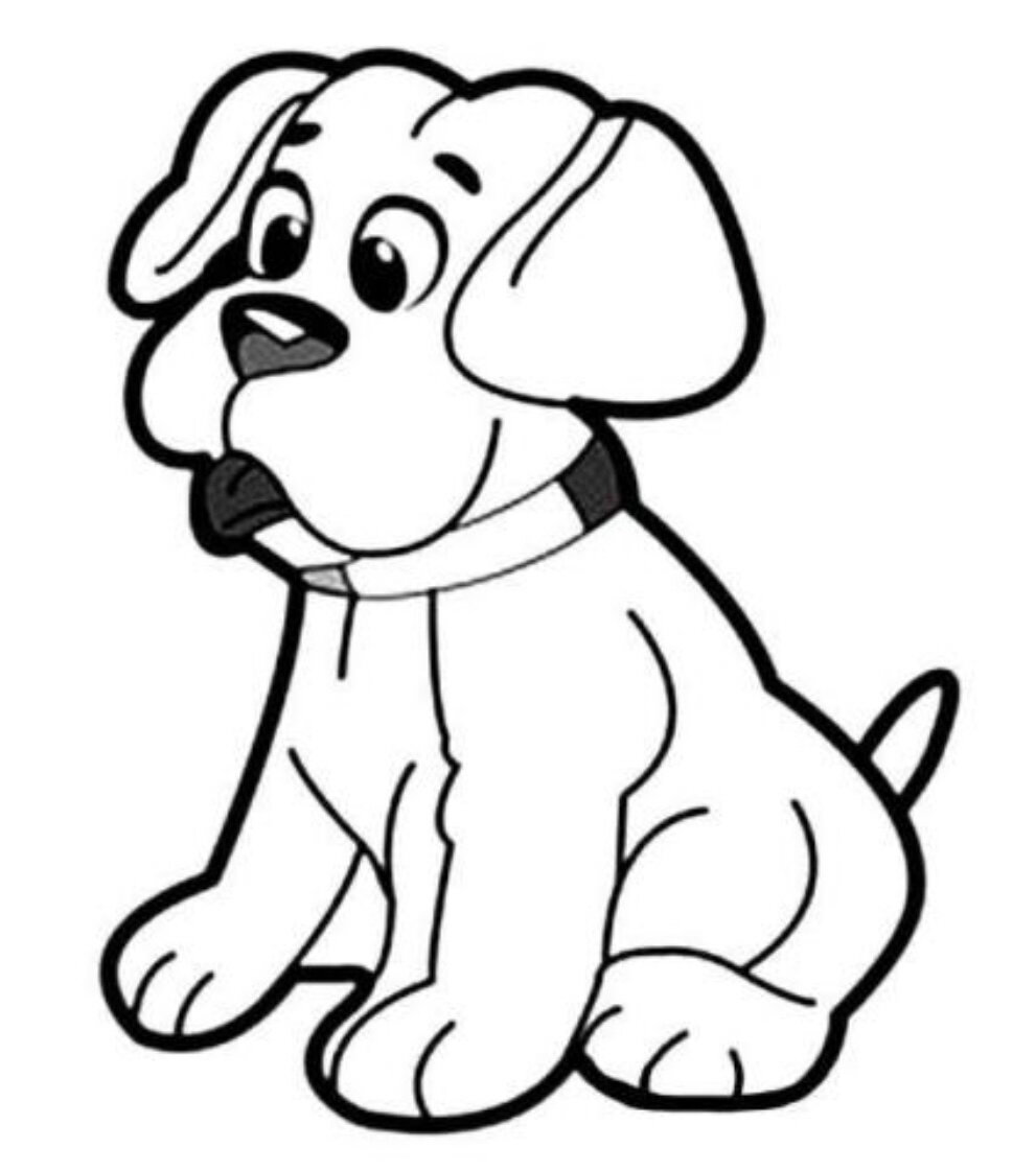 小狗简笔画 粉丝们要求的小狗简单的画法出来啦,宝贝们快画起来