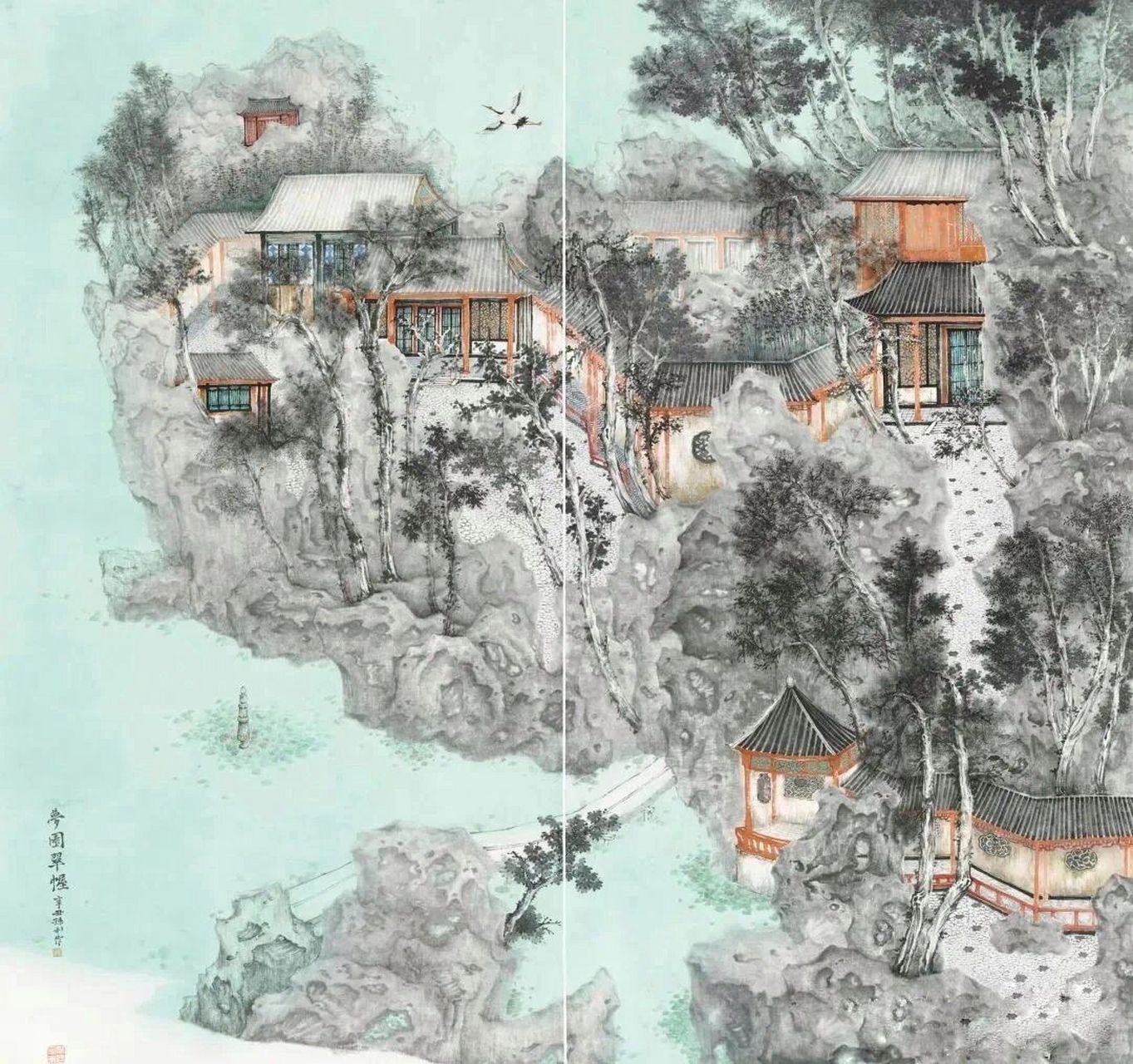 国展山水画部分