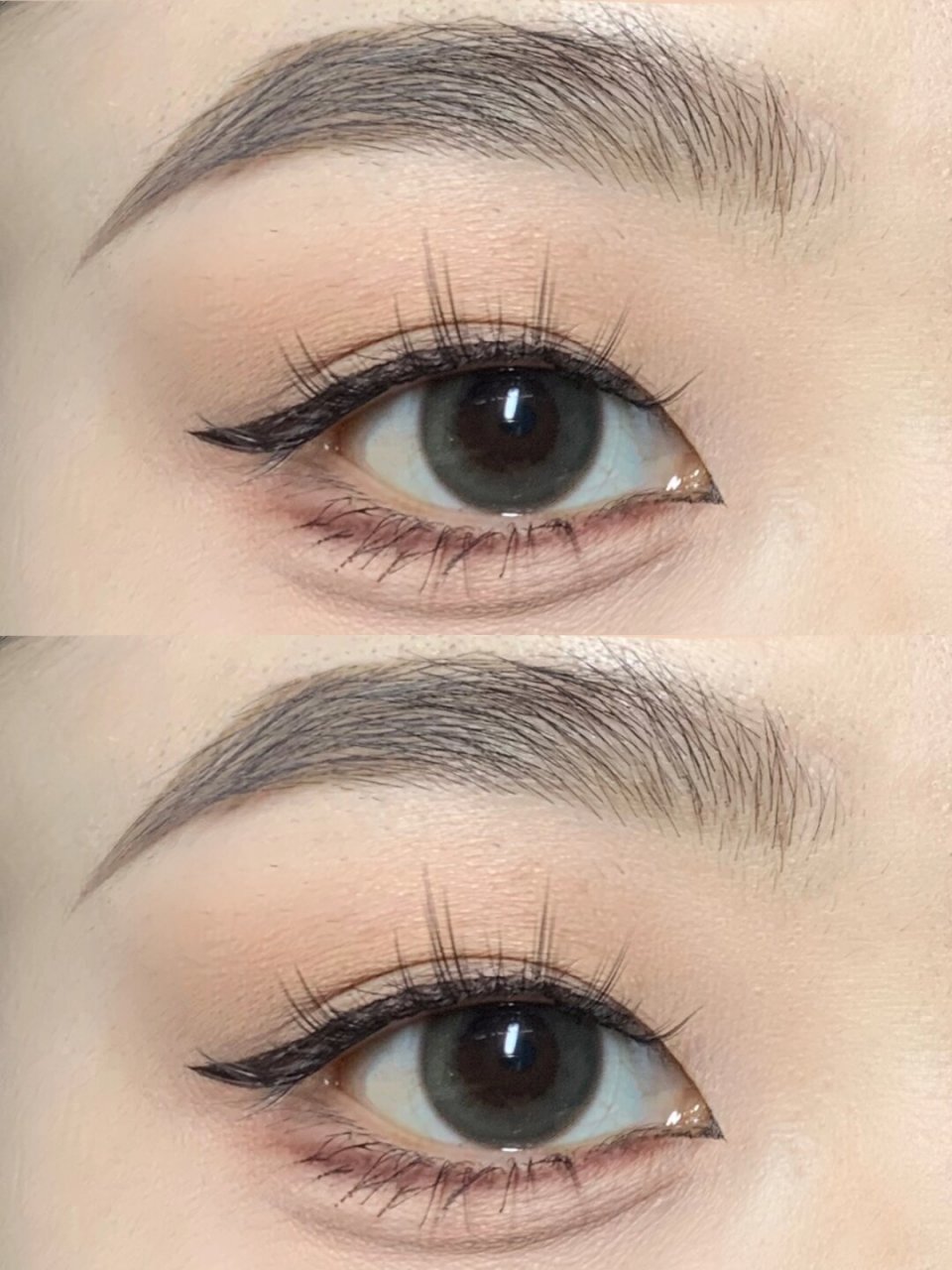 今天来画一个裸感大眼妆～ 单眼皮要想画好眼妆一定不要忽略眼线 眼影